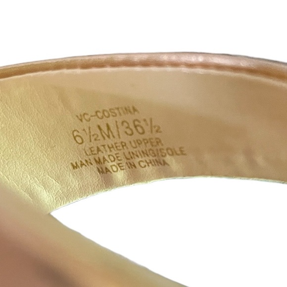 Vince Camuto Costina Rose Gold Stiletto Sandals - Picture 9 of 11